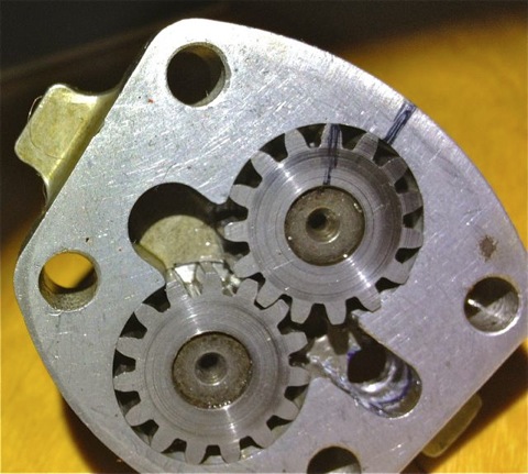 Panhard gear type oil pump 